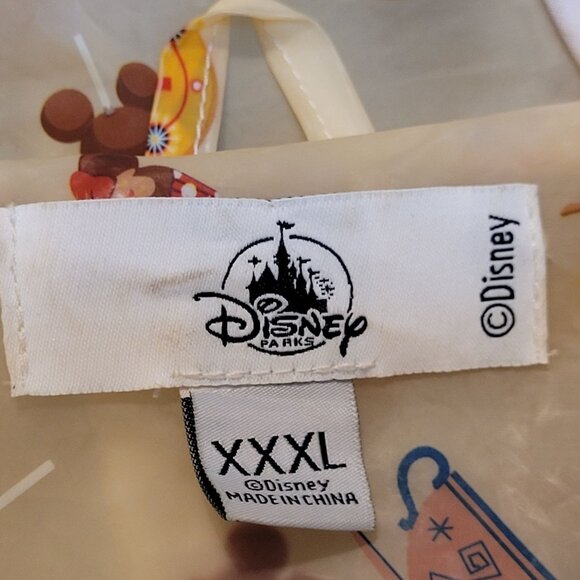 Disneyland Rain Jacket Adult XXXL Parks Food Snacks Zip Up Hood Drawstring 3X - Picture 8 of 11